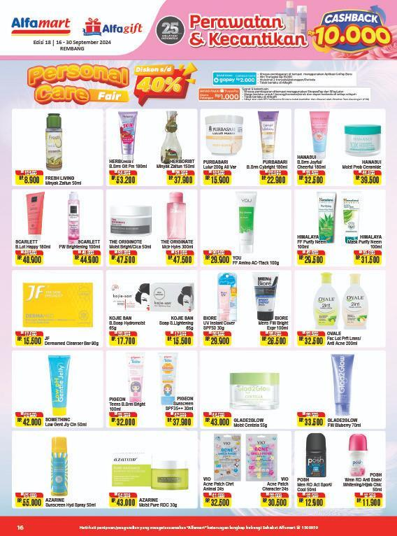 perawatan dan kecantikan promo katalog alfamart